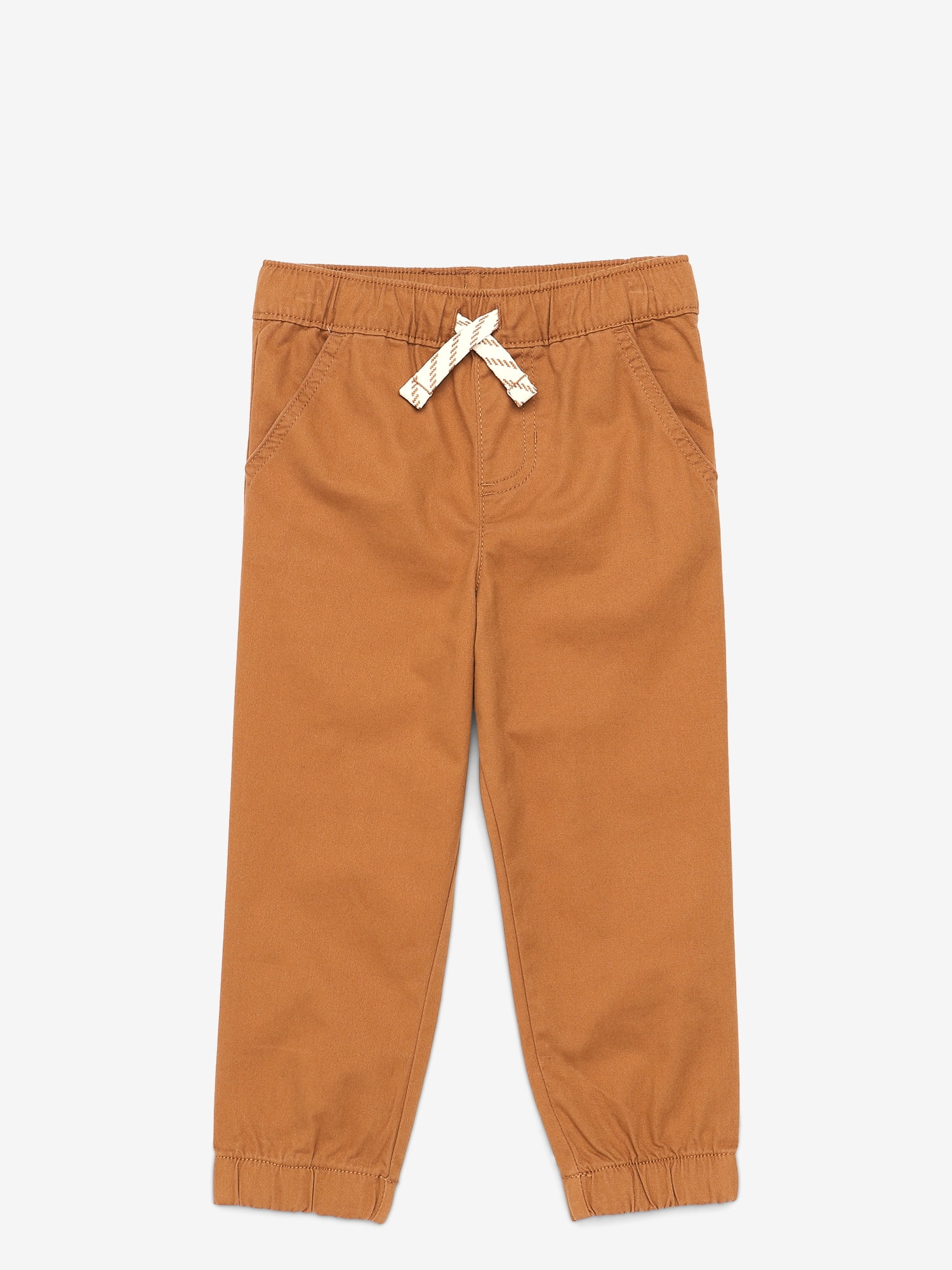 Garanimals Toddler Boys' Stretch Twill Pull-On Jogger Pants, 3-Pack, Sizes 18M-5T