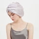 thumbnail image 4 of Gorro de dormir de seda morera con doble seda, gorro cruzado, gorro de satén de crepé liso, gorro para el cuidado del cabello Moonlight para mujer, 4 of 4