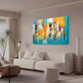 thumbnail image 3 of Abstract Art Modern Decorative Painting Feet Framed Canvas Poster Bedroom Decor Sports Landscape Office Room Decor Gift,Frame-style,12x18inch(30x45cm), 3 of 8