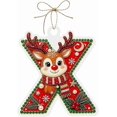 thumbnail image 2 of romoty Personalized Letter X Christmas Ornament, 3.15 in Acrylic Monogram Initial Tree Pendant with DIY Writeable Back for Xmas Tree Wreath Mantel Kids Stocking Stuffer Gift, 2 of 6