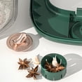 thumbnail image 4 of Guardoinrt Restaurant Timed Fresh Rice Bucket Easy To Store Doesn T Up Space Time Keeping Press Rice Bucket green 10kg, 4 of 6
