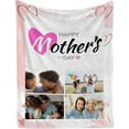 thumbnail image 4 of Custom Blanket with Photos and Text Customized Blanket Personalized Flannel Throw Blankets for Adult Kid Birthday Christmas Halloween Mothers Fathers Valentines Day Gift. (5 Photos, 48X32inch), 4 of 6