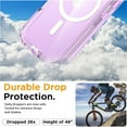 thumbnail image 6 of ANTHOUSE  for iPhone 17 Pro Max Case Clear Compatible with MagSafe 3 in 1 Heavy Duty Drop Protection Full Body Rugged Shockproof/Dust Proof 3-Layer Military Protective Tough Durable Cover 6.9"_1, 6 of 8