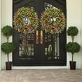 thumbnail image 4 of Cqxid Wreath Under $10 Colorful Garland Spring And Summer Colorful Garland Spring And Summer Decorated With Star Gate Pendants, 4 of 8