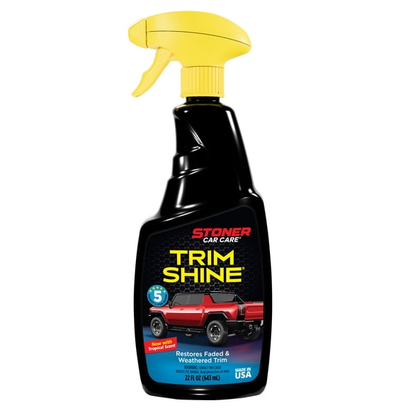 Stoner Car Care 92034 22-Ounce Trim Shine Protectant for Interior and Exterior Restores, Moisturizes, and Conditions Vinyl, Rubber, Leather and More, Pack of 1