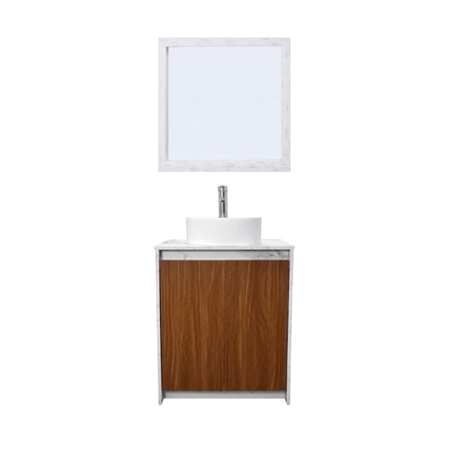 Gabinete De Baño Con Lavabo VARENNA Y Espejo Decorativo Decomobil