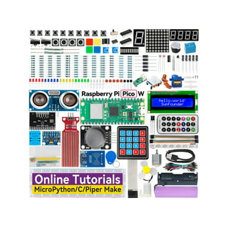  Dorhea Electronics Component Fun Kit with Power Supply Module,  Jumper Wire, Precision Potentiometer, Resistor, Breadboard, Capacitor, LED,  Potentiometer Compatible with Raspberry Pi : Electronics