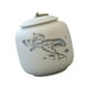 thumbnail image 2 of Recipiente de cerámica para té de 800 ml, recipiente hermético de porcelana oriental para cocina. Hoja de Loto, 2 of 9
