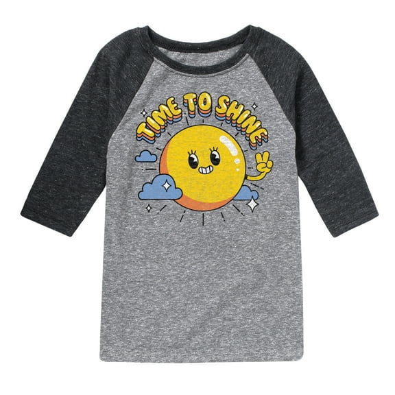 Time To Shine - Kids Raglan