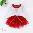 thumbnail image 5 of Odeerbi Baby Girls Toddlers Christmas Dresses 2025 Long Sleeve Lace Princess Gauze Dress, 5 of 9