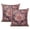 Boho Abstract Green-56, variant on Gorgeous Hippie Decor: Set of 2 Boho Retro Floral Mandala Compass Medallion 20x20 Throw Pillow Covers.