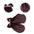 thumbnail image 3 of Unique Bargains 1 Pc Cute Bow Ribbon Hair Clips Wine Red, 3 of 5