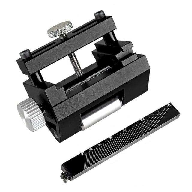 Afilador de cuchillos Afilador de ángulo fijo para carpintería Máquina de afilar con cincel Afilador de ángulo fijo para carpintería Negro
