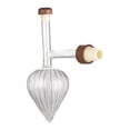 thumbnail image 3 of predolo Elegant Transparent Portable Decanter Aerator Whiskey Glass Container for Dining Peach Shaped, 3 of 8