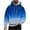 #01 Blue, variant on Hoodies for Men Gradient Printed Sweatshirt Blouse with Pocket Pullover Tops Drawstring Hooded Sweatshirt Sports Activewear Loose Fit Sweatshirts Casual Fall Hoodie Holiday Party Blouses