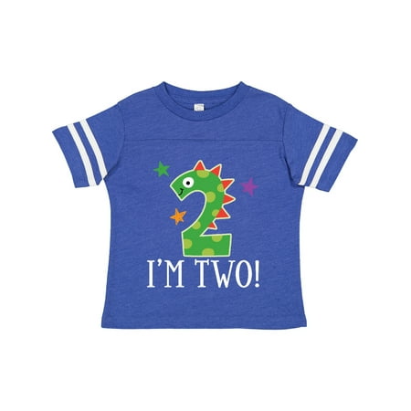 

Inktastic 2nd Birthday Dinosaur Party 2 Year Old Gift Toddler Boy or Toddler Girl T-Shirt