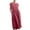 Wine, variant on Up to 65 off!Lolmot T Shirt Dress Women's Plus Size Long Beach Dress Loose Fit Solid Crew Neck Cotton Linen Maxi Dress with Pockets