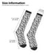 thumbnail image 2 of Fotbe Black White Halloween Calcetas Divertidas Estampadas para Hombre y Mujer, Calcetas de Algodón hasta la Rodilla para Caminar, Correr, Enfermería y Embarazo, 2 of 6
