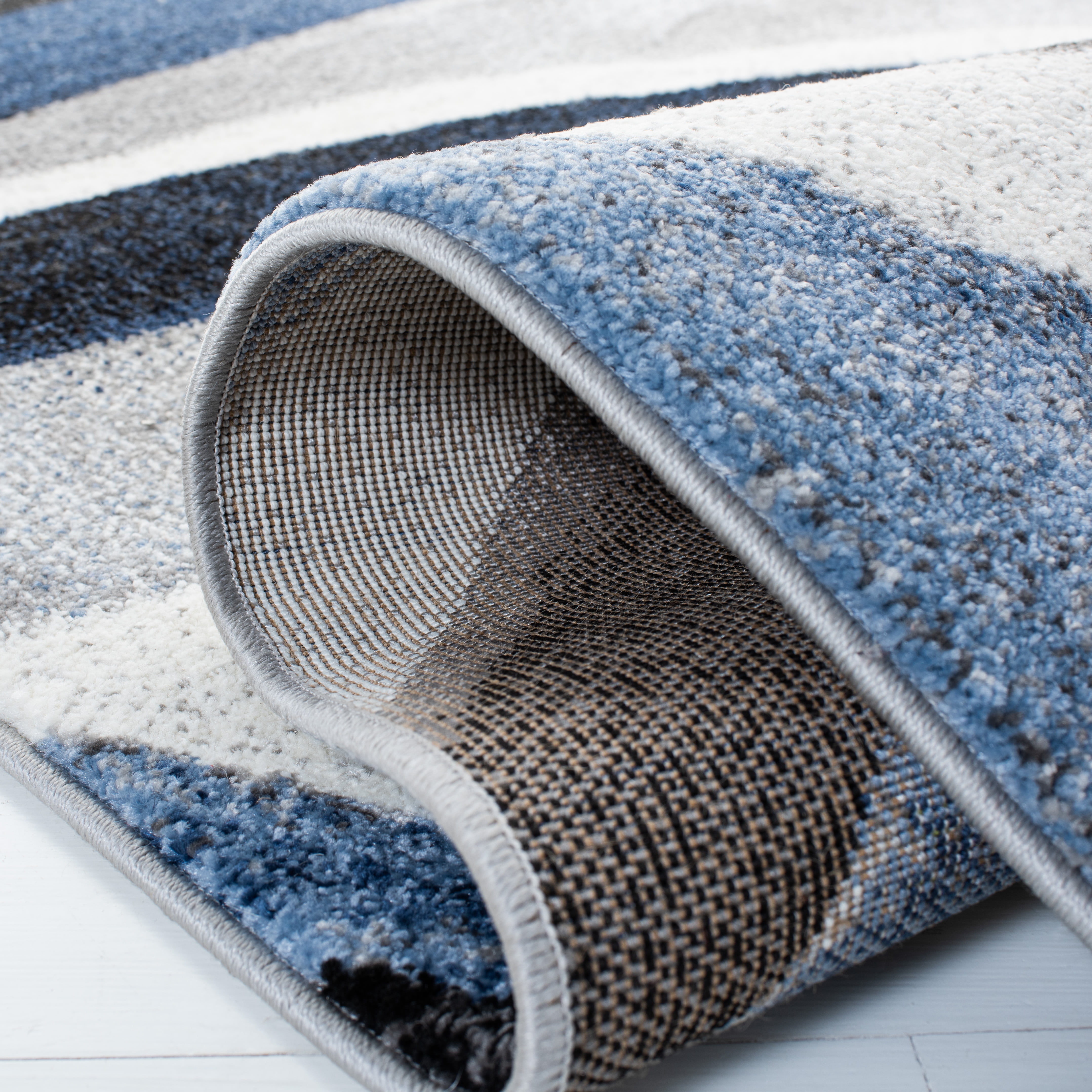 Safavieh Hollywood Dalton Abstract Area Rug, Gray/Blue, 10'6" x 14'