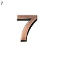 thumbnail image 2 of Visland 2 Inch Brown House Numbers for Mailbox or Door Address, Home Office Hotel Room, 3D Model, Self Adhesive. (1 Pcs), 2 of 4