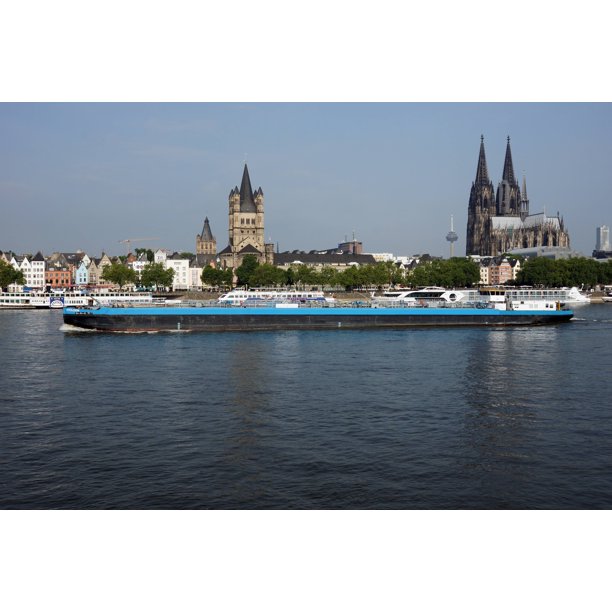 Laminated Poster Deutsch Tankmotorschiff Cycloon Auf Dem Rhein In Kaƒa A A Ln English Tank Barge Cycloon In Cologne Poster Print X 30 Walmart Com Walmart Com