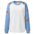 thumbnail image 3 of Gkeoshab Womens Sweaters Women's Oversized Sweaters 2026 Fall Outfits Trendy Crewneck Knit Fashion Pullover Tops Sky Blue XL, 3 of 4