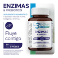 thumbnail image 2 of MegaBiotic Enzimas | 60 Cápsulas 1 por día | Papaína, Bromelina, Lipasa, Colágeno e Inulina de Agave | Suplementos Alimenticios | 60 Porciones por Envase, 2 of 9