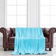 thumbnail image 3 of Home Bedroom Warm Soft Microplush Fleece Bed Blanket, 3 of 6