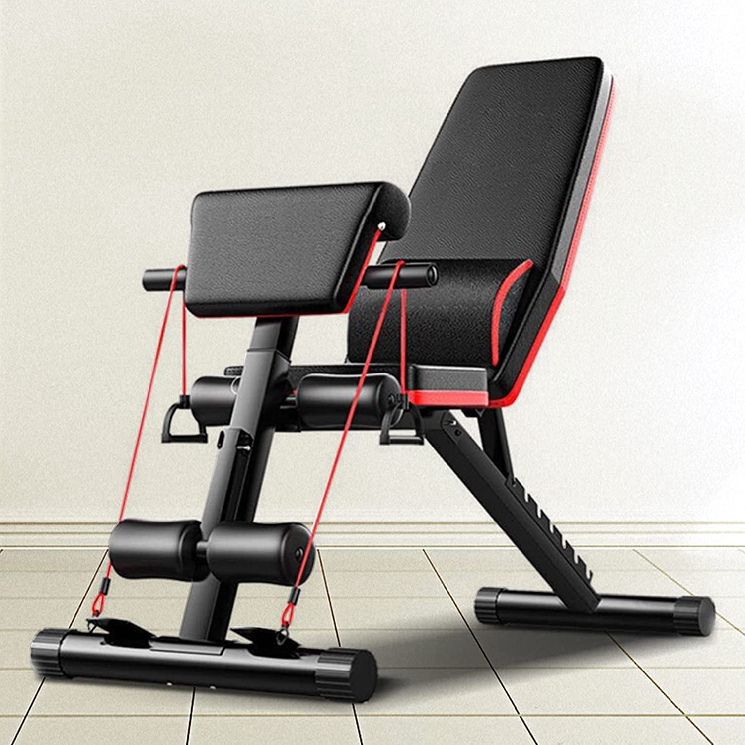 Foldable Dumbbell Bench Weight Training Fitness Incline Adjustable Workout Gym