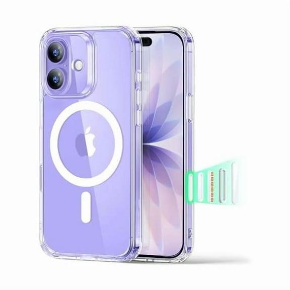 1997 for iPhone 17 Case, Camera Control, Compatible with MagSafe, Shockproof Military-Grade Protection, Magnetic Phone Case for iPhone 17, Classic Hybrid Case, Clear