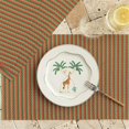 thumbnail image 1 of Colorido Tapis de Table en PVC 4 Places 30x45 cm Vert, 1 of 1