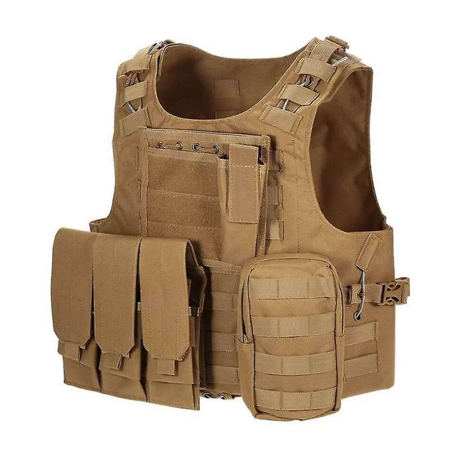Chaleco de protección de campo Cs de desmontaje rápido al aire libre equipo de entrenamiento ropa de protección chaleco táctico Rojo Verde Cocina, Decoración y Otros