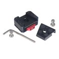 thumbnail image 2 of Transemion Quick Release Clamp Plate Camera Mount Clamp Adapter for DSLR Digital Camera V Shape Mount Set B, 2 of 6