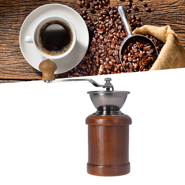 Manual Coffee Grinder, Hand Coffee Bean Burr Mill For Home, Office And Travel, Retro Ergonomic Crank Handle Portable Coffee Bean Grinder For Drip Coffee, Espresso, French Press