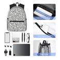 thumbnail image 4 of Balery Dice Cubes Mochila para Mujeres y Hombres, Mochila Ligera Casual para Viajes, Mochila Clásica Básica para la Universidad, 4 of 6