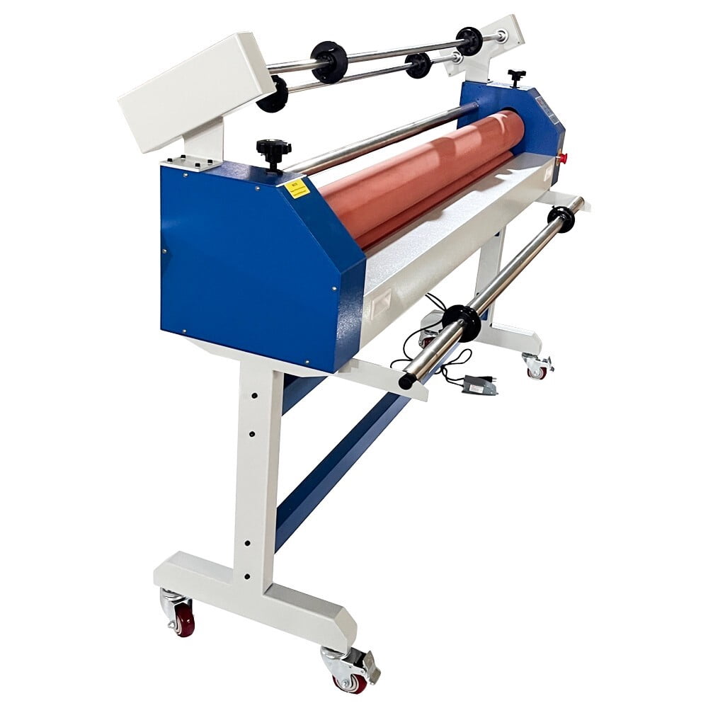 63 Inch Electric Manual Cold Laminating Machine Vinyl Photo Film Cold Press Laminator