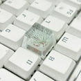 thumbnail image 5 of ESC Keycap Transparency Resin Keycap for Mechanical Keyboards Showcasing Delicatedly Pine Blossom Designing, 5 of 8