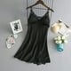 thumbnail image 3 of Gibobby Lencería para sexo Ropa de dormir Vestido Ropa de dormir de encaje Lencería Mujeres sexy Ropa interior Pad(Negro, L), 3 of 5