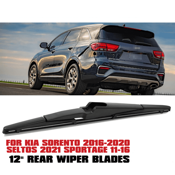Rear Windshield Wiper Blades 12" Replacement for 2011-2016 KIA Sportage Premium All Weather Blade