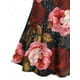 thumbnail image 4 of Camiseta Lunares Diseño Impreso Floral Tamaño Grande Rosegal Camisetas tallas grandes, 4 of 5
