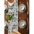 thumbnail image 5 of Starfish Table Runner Ocean Shell Coastal Nautical Flag Light-house Tablerunners 16 x 72 Inch, Table Decorations Tabletop Scarf for Summer Gathering Holiday Farmhouse Kitchen Dining Decor, 5 of 6