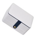 thumbnail image 1 of Jewelry Storage Box PU Leather Big Showcase organizer case Portable for Jewellery Care Rings Girls White, 1 of 7