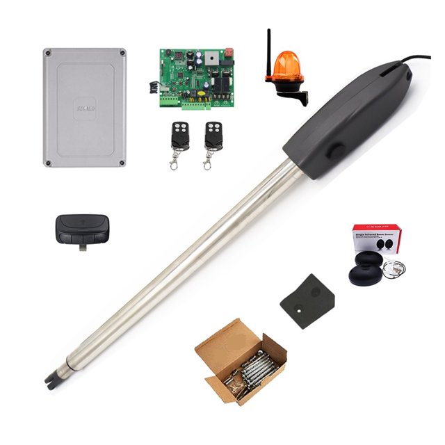Automatic Gate Opener Kit Light Duty Single Gate Operator For Single Swing Up To 19 Feet OR 660 Pounds Gate Motor ,Free Your Hands