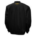 thumbnail image 3 of Men's Franchise Club Black Missouri Tigers Windshell Big Logo V-Neck Pullover Jacket, 3 of 3