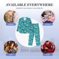 thumbnail image 7 of Bingfone Men's Pajama Set 2 Piece Loungewear PJs, Long Sleeve with Pajama Pants-Penguins On The Ice In The Sea, 7 of 7