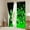 Green, variant on Erosebridal Male Gamepads Curtains for Living Room,Video Game 30%-50% Blackout Curtains Set of 2 (38x45),Gradient Honeycomb Curtains and Drapes (38x45),Geometric Room Decor