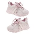 thumbnail image 1 of Zapatos deportivos para mujer, moda informal, cordones de suela gruesa, zapatos para correr y caminar para mujer, 1 of 8