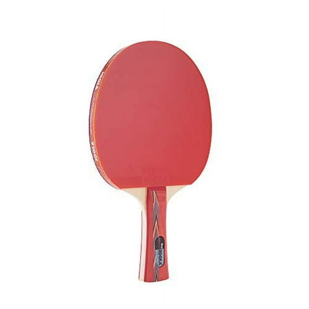 JOOLA Attack - Fully Assembled Ping Pong Paddle - Infused with Power Grip Sponge Technology to Reduce Vibration - ITTF Approved Competition Table Tennis Racket for Advanced Training and Tournamen