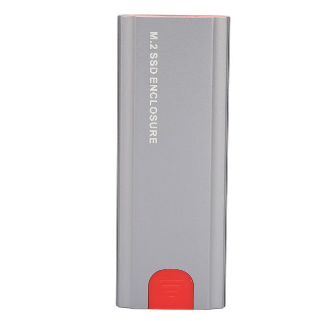 Carcasa SSD M.2 NVME Transmisión de alta velocidad de 10 Gbps Adaptador de carcasa SSD M.2 PCIe NVMe m Key Gris oscuro