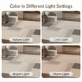 thumbnail image 7 of ODIKA 8'x10' Washable Area Rug Non-Shedding, Easy Care, Beige Solid Minimalist Asymmetric Farmhouse Geometric Motif Neutral for King Size Bedroom Under Bed, Master Suite, 7 of 7